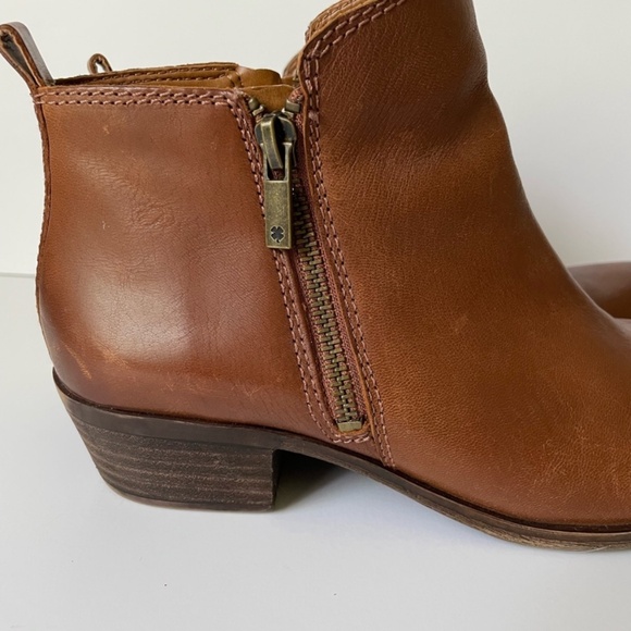 Brown Leather Ankle Boots - Picture 5 of 10